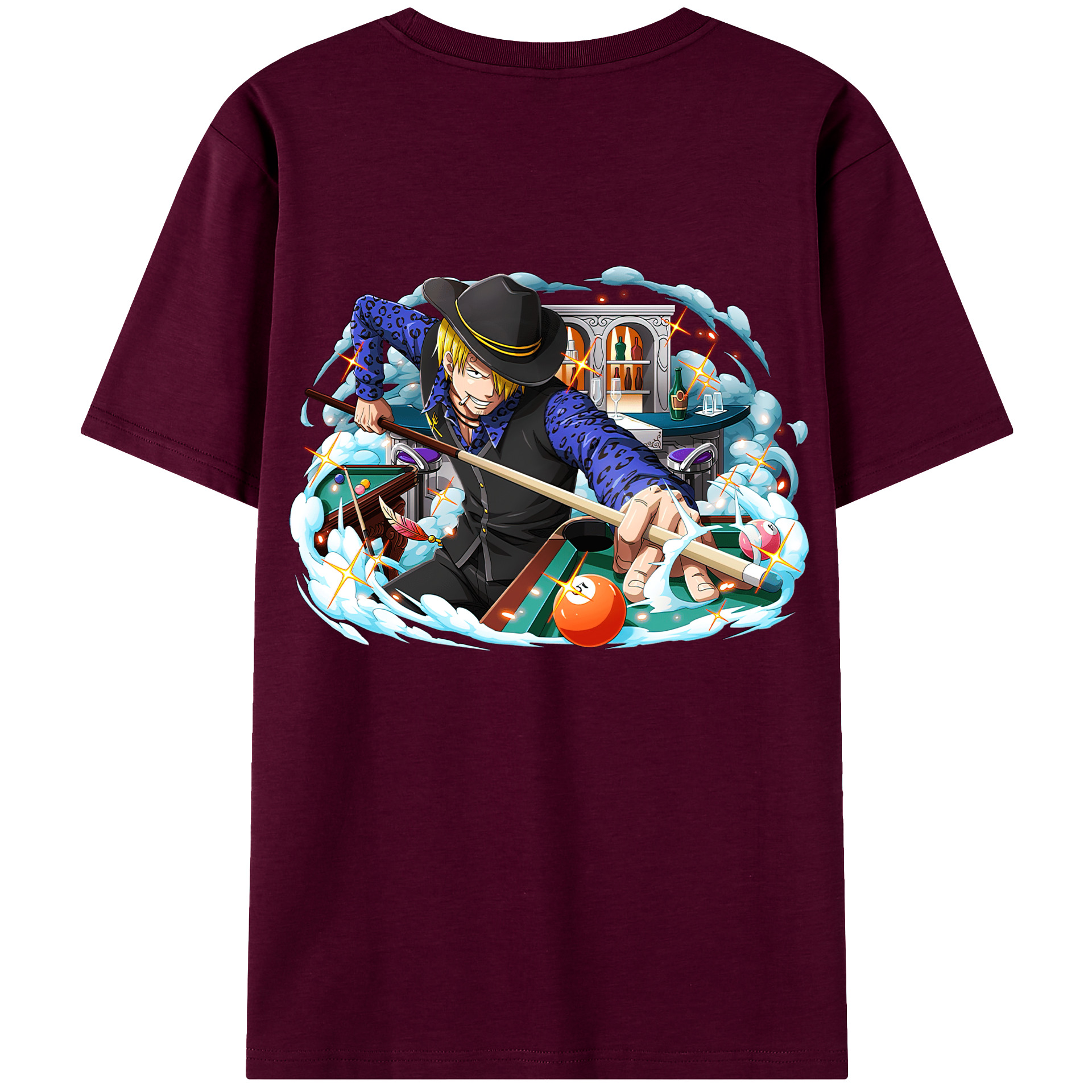 （画像用） ワンピース サンジ ONE PIECE Sanji レディース半袖Tシャツ(バックプリント)